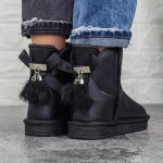 Frauen UG 2N5A Lederstiefel schwarz | Mei