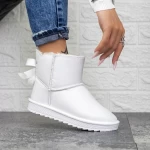 Damenleder ug 2n5a weiße Stiefel Mei