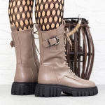 Botki D5641e Gray Gebildet