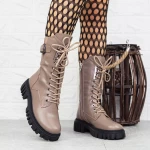Botki D5641e Gray Gebildet