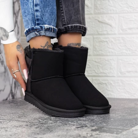 Damen UG 2N11 Lederstiefel schwarz | Mei