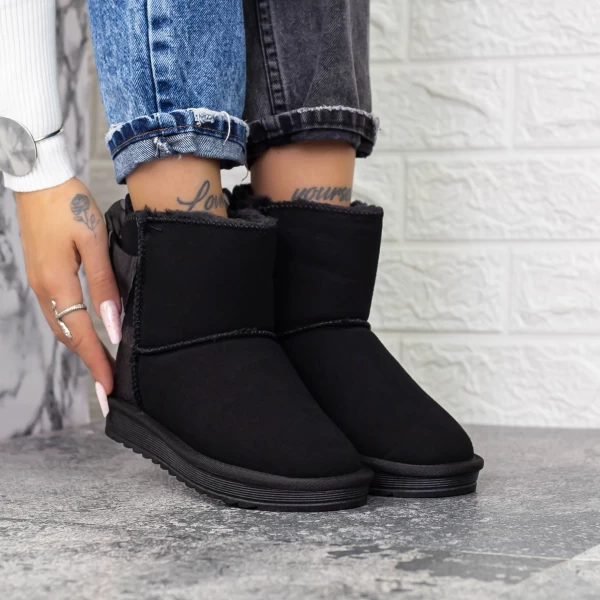 Damen UG 2N11 Lederstiefel schwarz | Mei