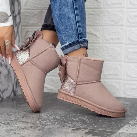 Damen UG 2N11 Lederstiefel rosa | Mei
