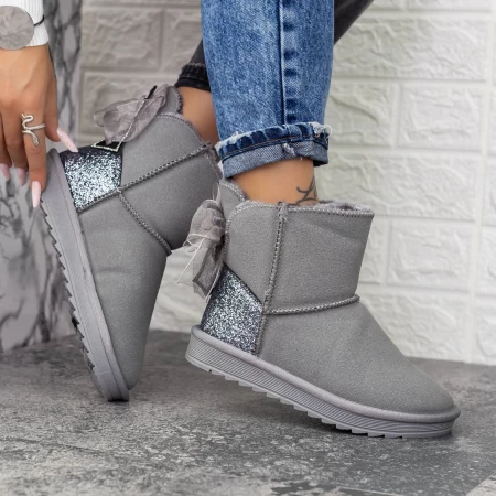 Frauen Lederstiefel ug 2n11 grau Mei