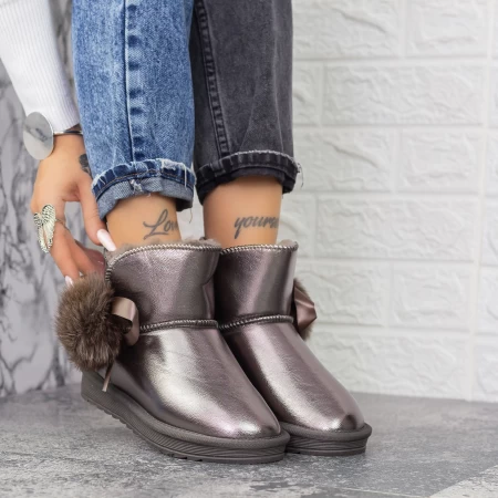 Frauen Lederstiefel UG 2N15 Gunmetal | Mei