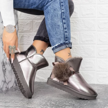 Frauen Lederstiefel UG 2N15 Gunmetal | Mei