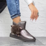 Frauen Lederstiefel UG 2N15 Gunmetal | Mei