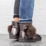 Frauen Lederstiefel UG 2N15 Gunmetal | Mei