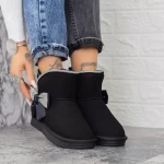 Frauen UG 2N16 Lederstiefel schwarz | Mei