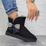 Frauen UG 2N16 Lederstiefel schwarz | Mei