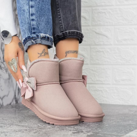 Frauen UG 2N16 Lederstiefel rosa | Mei