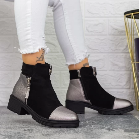 Stiefel 2BQ11 Gunmetal-Black | Mei