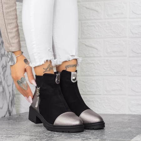 Stiefel 2BQ11 Gunmetal-Black | Mei