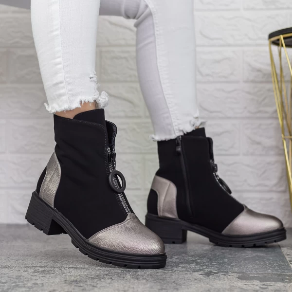 Stiefel 2BQ13 Gunmetal-Black | Mei