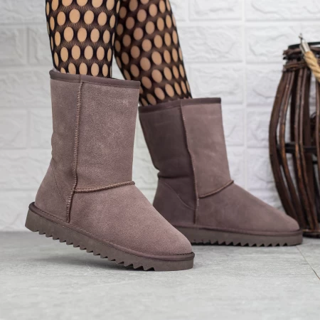 Frauen ug 2G2 Lederstiefel lila | Mei