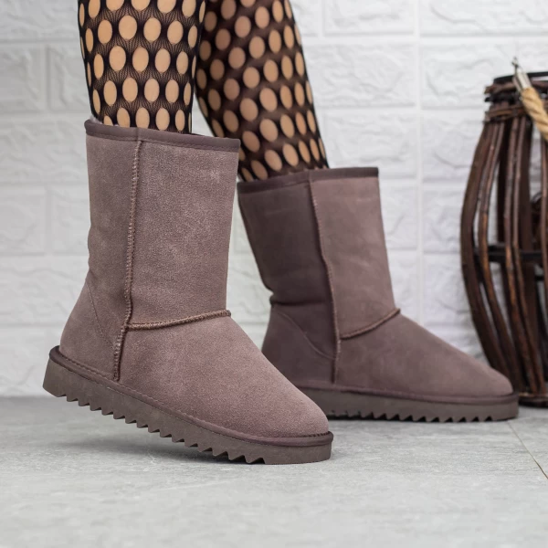 Frauen ug 2G2 Lederstiefel lila | Mei