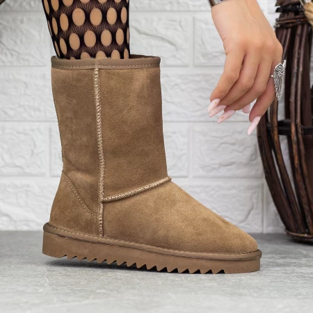 Frauen ug 2G2 Khaki Lederstiefel Mei