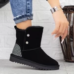 Frauen ug 2G5 Lederstiefel schwarz | Mei