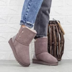 Frauen ug 2G5 Lederstiefel lila | Mei