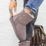 Frauen ug 2G5 Lederstiefel lila | Mei