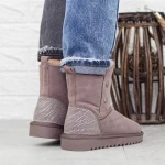 Frauen ug 2G5 Lederstiefel lila | Mei