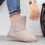 Frauen UG 2G5 Lederstiefel Beige | Mei