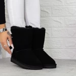 Frauen UG 2G6 Lederstiefel schwarz | Mei