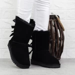 Frauen UG 2G6 Lederstiefel schwarz | Mei