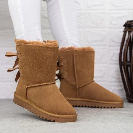 Damenleder Lederstiefel ug 2g6 hellbraun | Mei