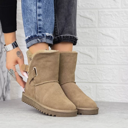 Frauen UG 2G7 Lederstiefel Grün | Mei