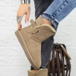 Frauen UG 2G7 Lederstiefel Grün | Mei