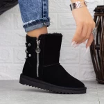 Frauen ug 2G8 Lederstiefel schwarz | Mei