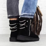 Frauen ug 2G8 Lederstiefel schwarz | Mei