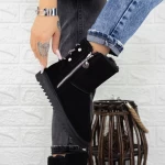 Frauen ug 2G8 Lederstiefel schwarz | Mei