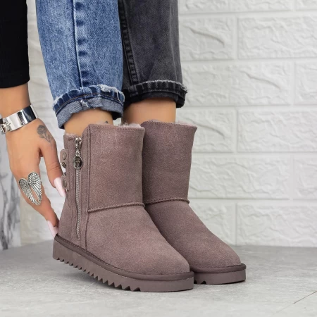 Frauen UG 2G8 Lederstiefel lila | Mei
