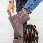 Frauen UG 2G8 Lederstiefel lila | Mei
