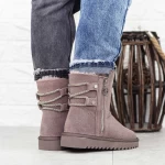 Frauen UG 2G8 Lederstiefel lila | Mei
