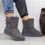 Frauen ug 2g8 Lederstiefel grau Mei