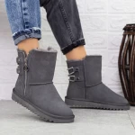 Frauen ug 2g8 Lederstiefel grau Mei