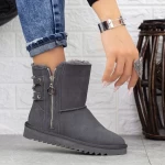 Frauen ug 2g8 Lederstiefel grau Mei