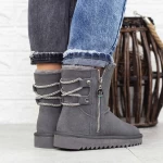 Frauen ug 2g8 Lederstiefel grau Mei