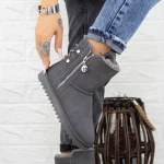 Frauen ug 2g8 Lederstiefel grau Mei