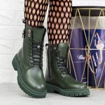 Frauenstiefel mit 2W316 Fell Grün | Mei