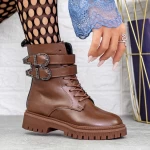 Frauenstiefel mit 2W317 Fell Brown | Mei