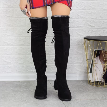 Frauen 2W5 Stiefel schwarz Mei