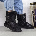 Frauen UG 2N8 Lederstiefel schwarz | Mei