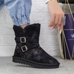 Frauen UG 2N8 Lederstiefel schwarz | Mei
