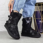 Frauen UG 2N8 Lederstiefel schwarz | Mei