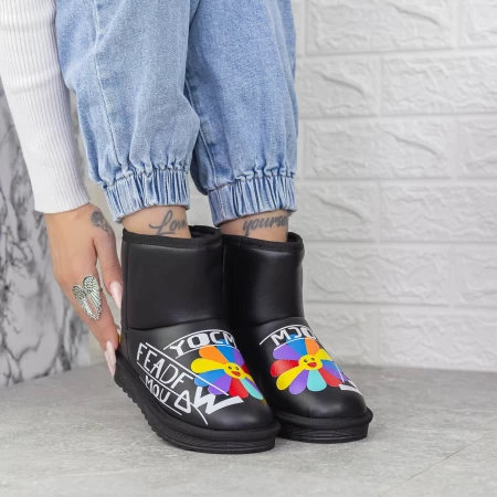 Damen UG 2N9 Lederstiefel schwarz | Mei