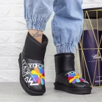 Damen UG 2N9 Lederstiefel schwarz | Mei
